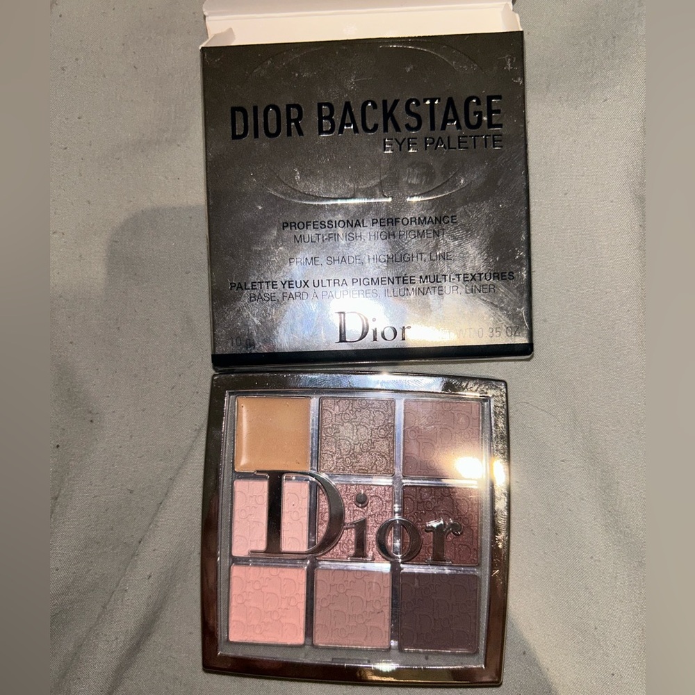Dior backstage eye shadow palette 002 cool neutrals